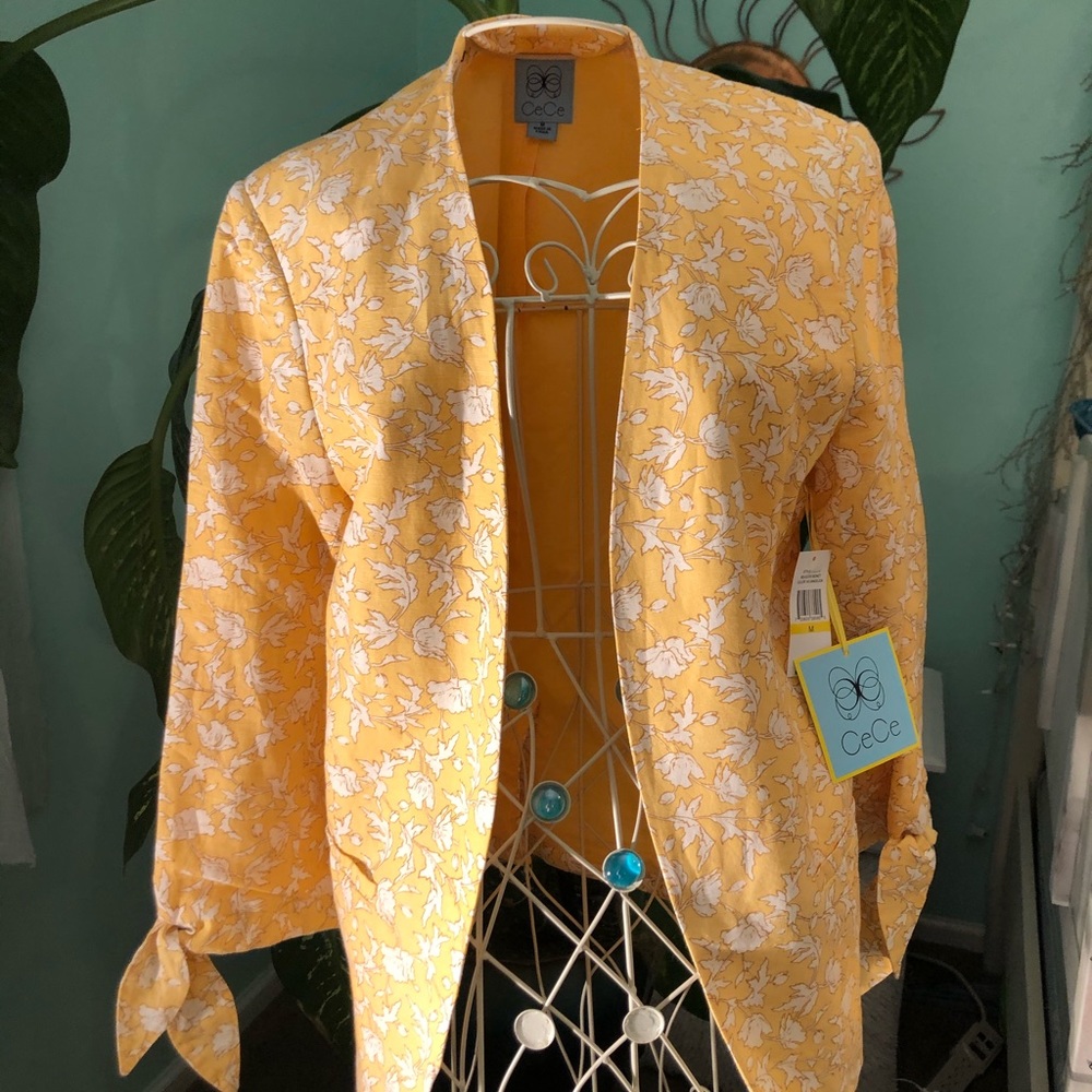 CeCe Yellow Jacket NWT